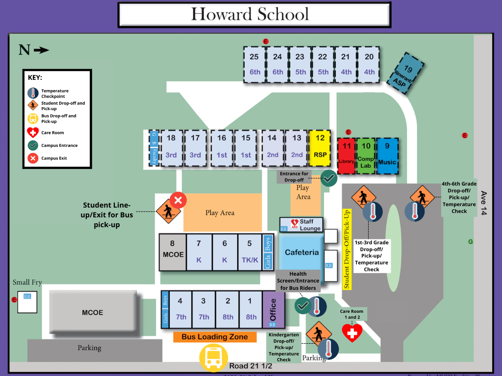 Howard Reopening Map